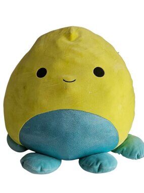 Orphie yellow octopus Large 20 inch Kelly Toy squishmallow Used *See Pictures*